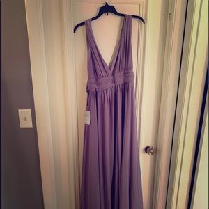 Never worn dusty violet evening dress